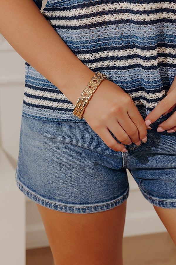 Caught Your Eye Stretch Bracelet