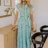 Napa Valley Vacay Floral Midi Dress Image 1