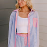 Dockside Dreaming Oversized Stripe Button Up Image - 1