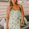 Vacay Villa Eyelet Mini Dress in Green Image 1