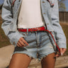 Casual Moment Faux Leather Belt in Red Image 1