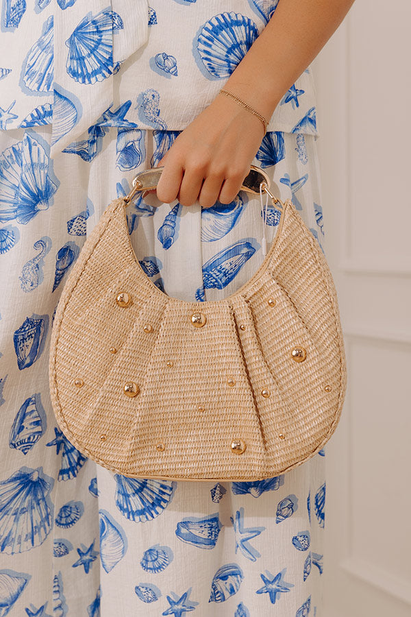 Delilah Raffia Woven Tote