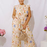 Tuscany Villa Floral Jumpsuit Curves Image - 1