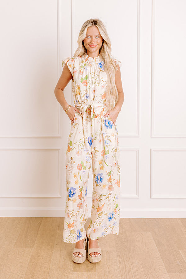 Tuscany Villa Floral Jumpsuit Image 1