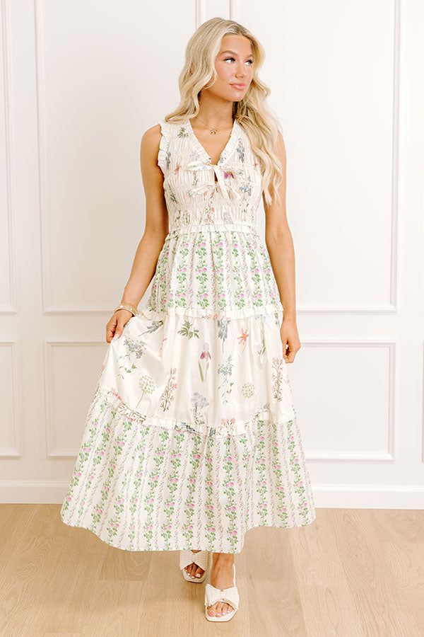 meadows midi dress Flourishing Meadow Midi Dress Teuta Matoshi