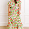 Dahlia Daydream Floral Maxi Dress Curves Image 1