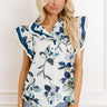 Tea And Chit Chat Floral Top Image 1