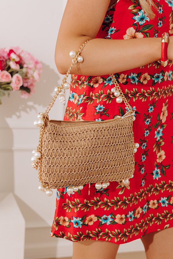 Steph Woven Purse in Brown