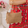 Steph Woven Purse in Brown Image - 1