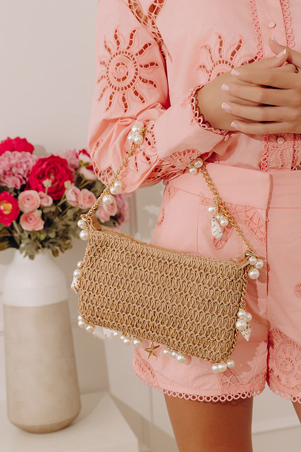 Steph Woven Purse in Brown