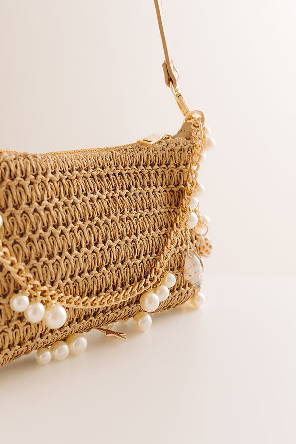 Steph Woven Purse in Brown Image - 3