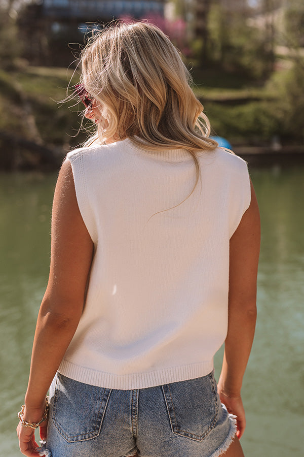 Beary Patriotic Embroidered Top Image 4