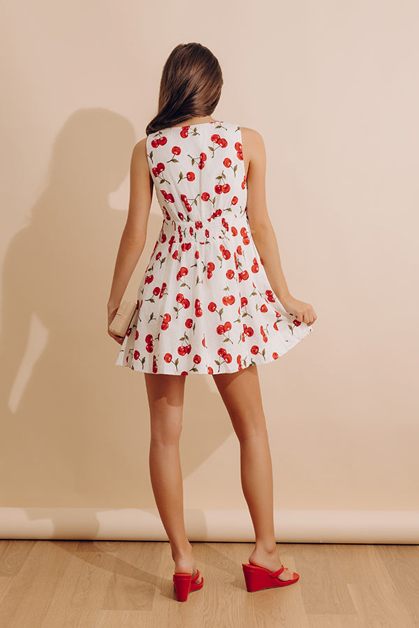 admire you mini dress cherry liquor Admire You Mini Dress White
