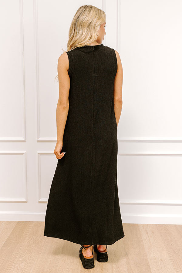 Brunch On The Boardwalk Knit Maxi Dress Image 3