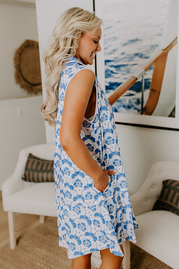 into the groove mini dress Get Into The Groove Floral Mini Dress in Sky Blue L / Sky Blue
