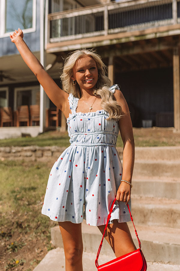 Surrounded By The Starlight Embroidered Romper Image 5