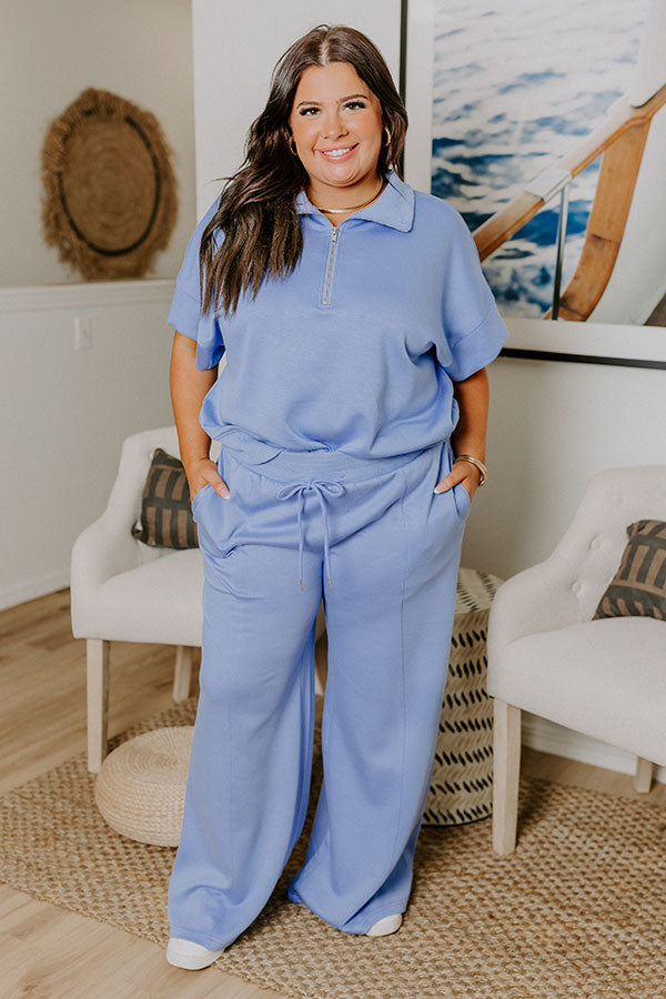 Easygoing High Waist Wide Leg Pants Curves Image 1