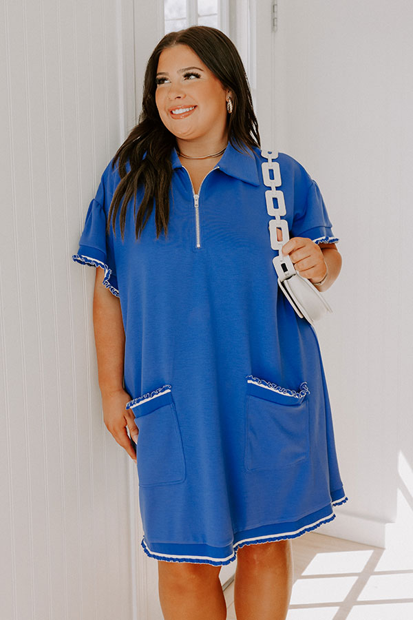 Everyday Ease Ruffled Mini Dress Curves Image 1