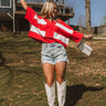 Sparks Fly Oversized Crop Tee Image 1