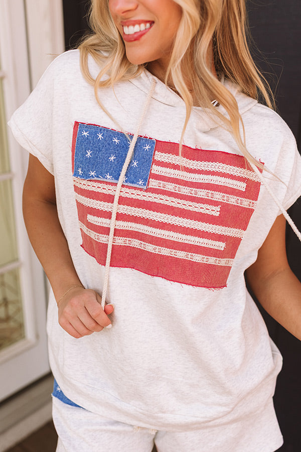 Americana Charm Embroidered Sweater Image 4
