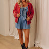 Small Town Parade Denim Romper Image - 1