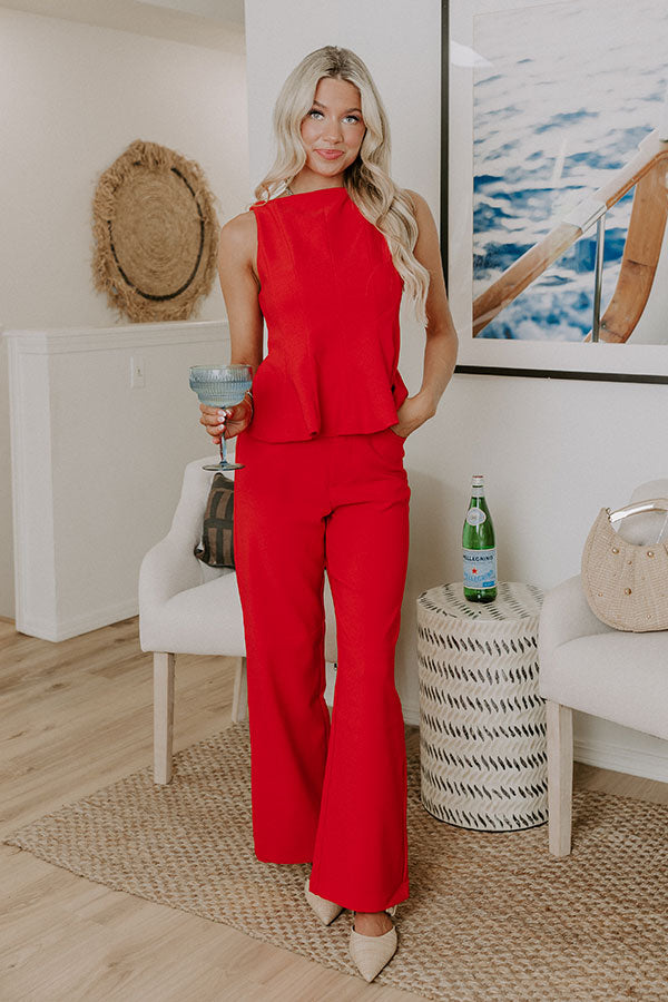 Favorite View High Waist Straight Leg Pants Image 1