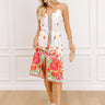San Fran Stroll Linen-Blend Floral Midi Dress Image 1