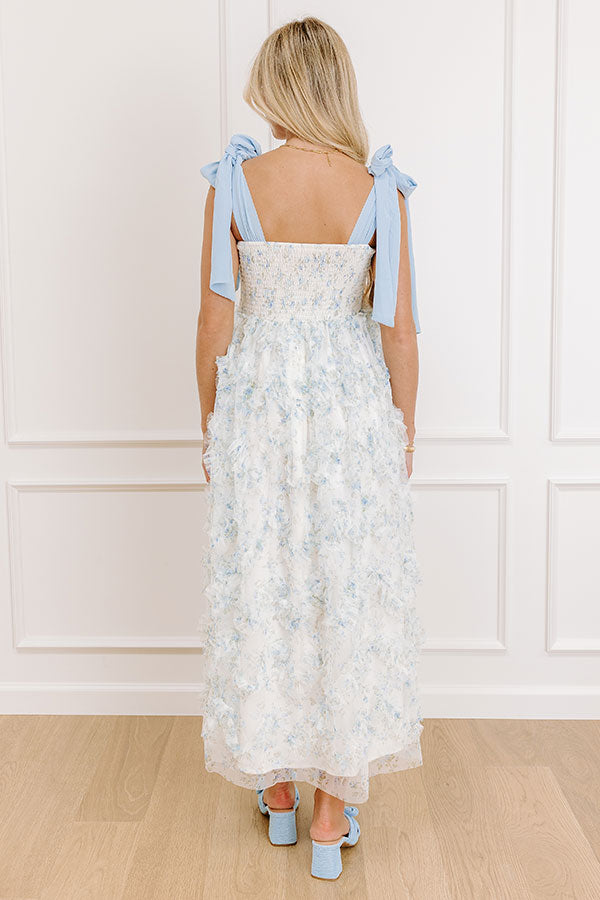 Wildflower Whimsy Ruffle Midi Dress Image 5