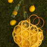 Coastal Charm Woven Tote in Yellow Image - 1