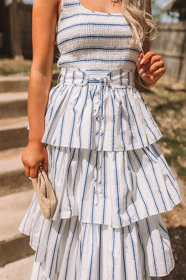 Bay Breeze Tiered Midi Dress Image 4