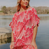 Vacay Bliss Shift Top in Hot Pink Image 1