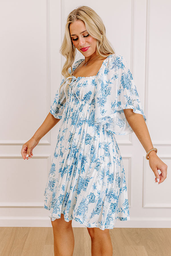 Petal Pop Floral Mini Dress Image 3