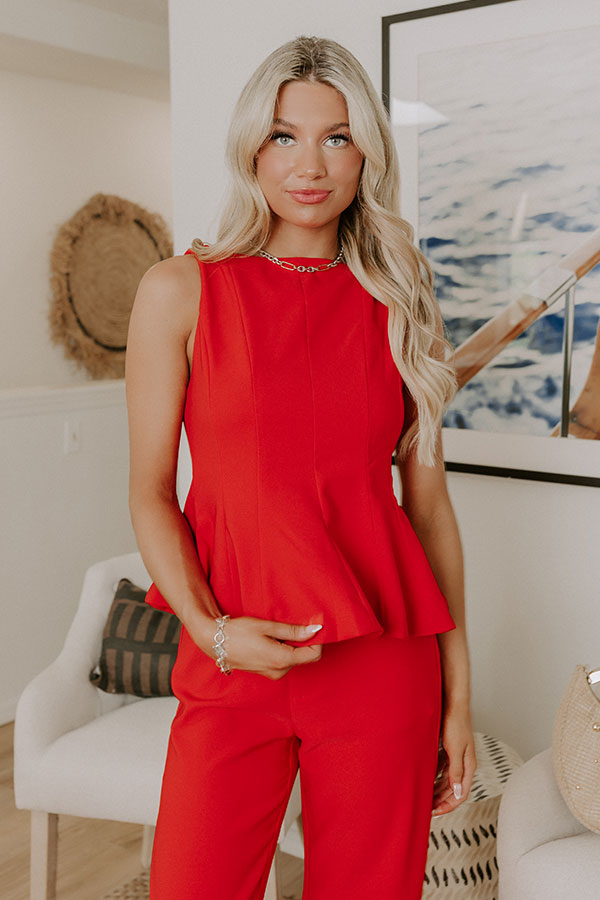 Favorite View Peplum Top Image 1