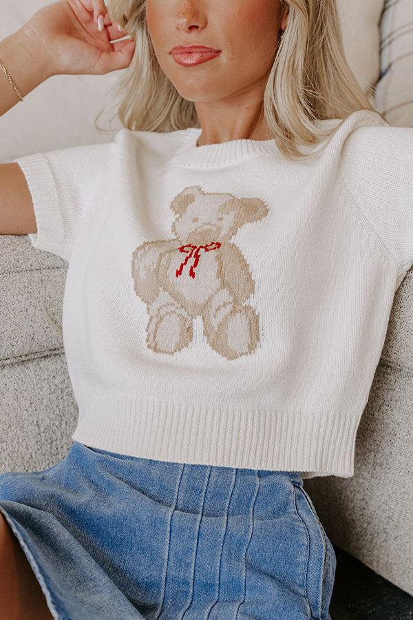 Beary Sweet Knit Top Image 3