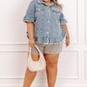 Picture Perfect Denim Top Curves Image 1