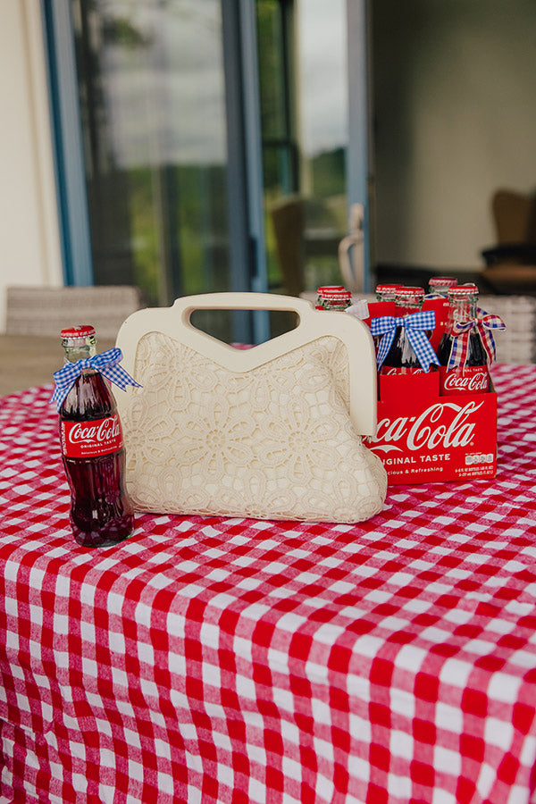 Boho Moment Crochet Purse In Cream