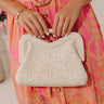 Boho Moment Crochet Purse In Cream Image - 1