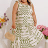 Sweet Smile Smocked Midi Dress Curves Image - 1