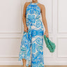 Caribbean Coast Floral Wide Leg Jumpsuit Image 1
