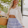 Countryside Charm High Waist Gingham Mini Skirt Image 1