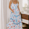 Strolling Through Maine Stripe Maxi Dress Image 1