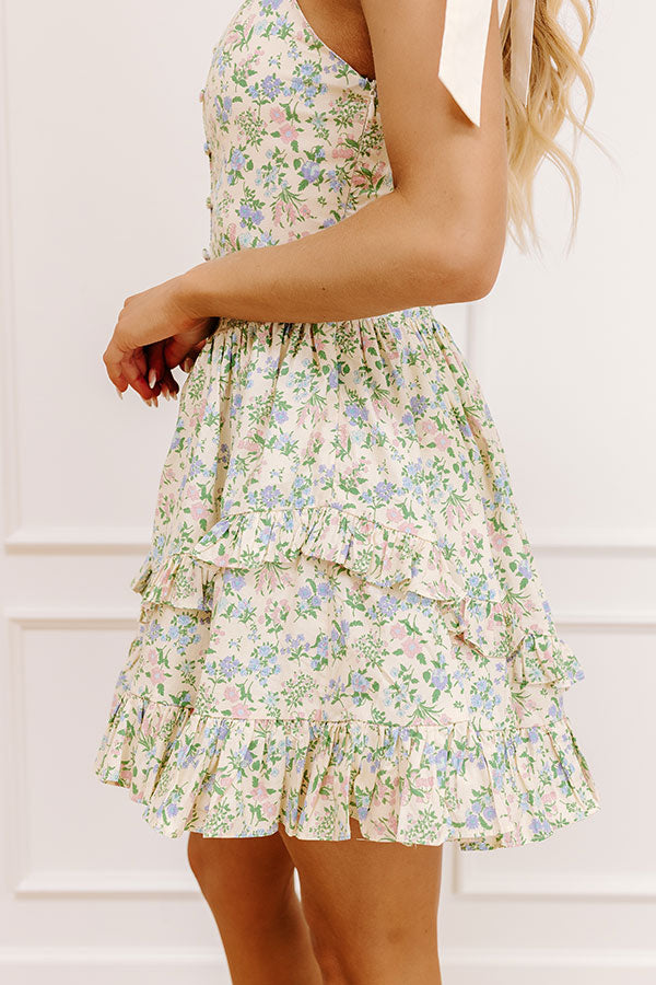 Everbloom Enchantment Ruffle Mini Dress Image 5