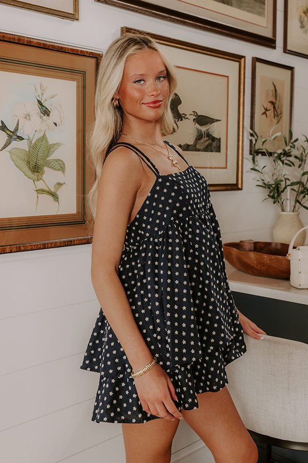 Picking Flowers Embroidered Romper Image 5