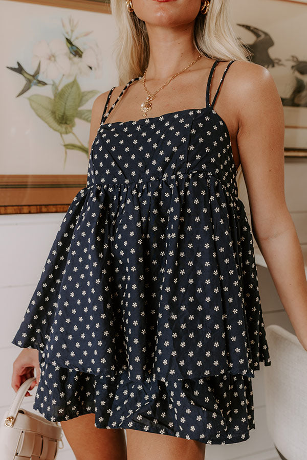 Picking Flowers Embroidered Romper Image 2