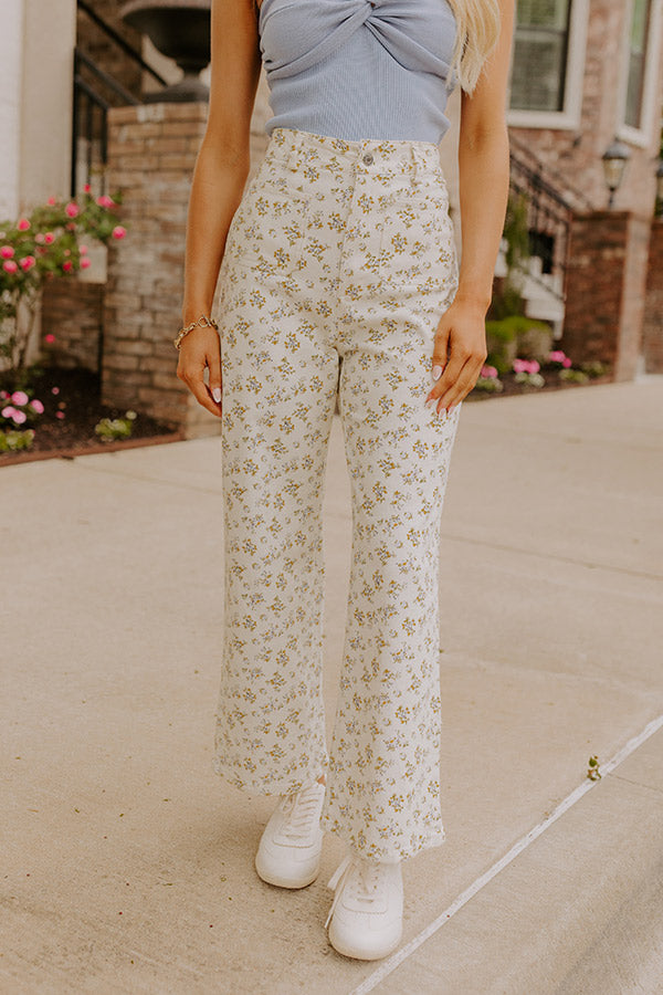 The Lilly High Waist Floral Pants Image 2
