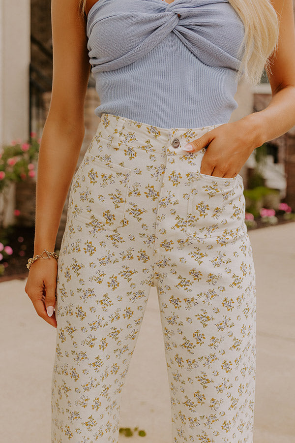The Lilly High Waist Floral Pants Image 4