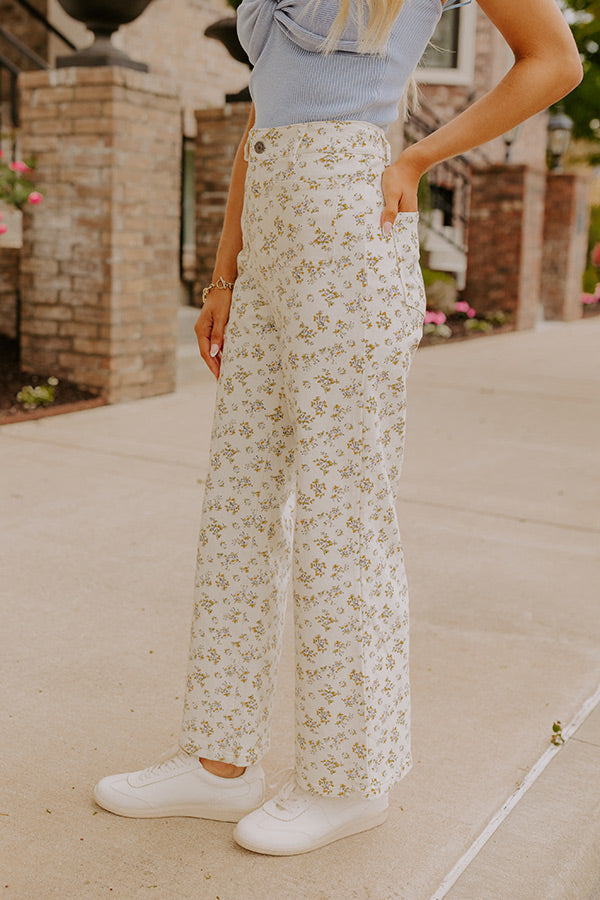 The Lilly High Waist Floral Pants Image 5