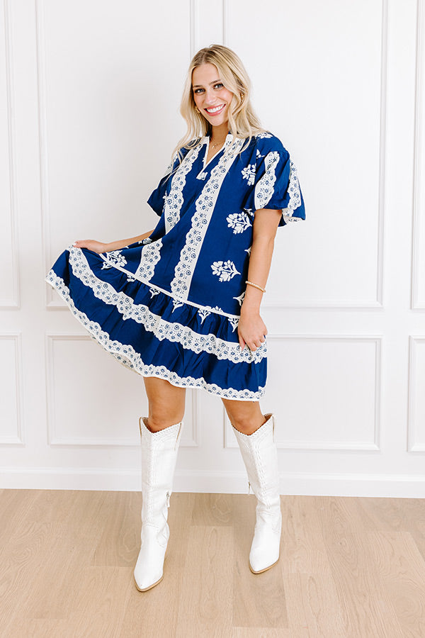 Lei And Mai Tais Floral Mini Dress Image 1