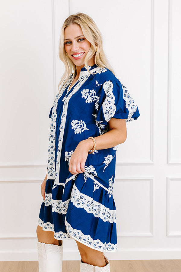 Lei And Mai Tais Floral Mini Dress Image 3