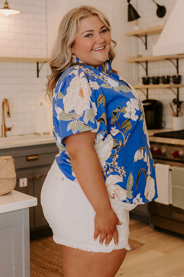 Garden Daydream Floral Top Curves Image 3